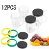 OUTROS ACESSORES DE RECURSOS DE JANTAMENTO DE COZINHA 12pcs, 16oz de 16 oz de copo Fresh Keeping Lids Securs Clear Replacement Fit for 250W Magic Bullet 221124