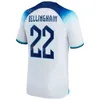 Nationaal Team Men Jeugd Rice Soccer Jersey 2022-23 Wereldbeker Bellingham Sterling Rashford Grealish Trippier Trippier Dier Wilson Kane Mount voetbalkits Yingguo