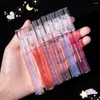 Lipgloss Glas Wasser Glänzend Reichhaltiges Gelee Feuchtigkeitsspendende Spiegelglasur Erschwingliches Make-up für Studenten und Mädchen L2Q5