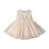 ガールドレス2022プリンセスドレス夏の幼児の女の子ノースリーブボールガウンホリデーパーティー服の赤ちゃんコスチューム