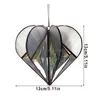 Kerstdecoraties Kerstdecoraties Mtisided Heart Colourf ornamenten Suncatcher Regenboog Maker Raam Hanging Ornament Sun Ca DHQ5Q