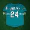 College Baseball Wears 1994 1997 Retro 24 Ken Griffey Jr. Jersey 3 Alex Rodriguez 19 Jay Buhner 51 Ichiro Suzuki 11 Edgar Martinez Syade Green White Grey Blue