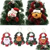 Decorazioni natalizie Decorazioni natalizie Decorazione da appendere/Pupazzo di neve Albero Ornamenti pendenti Regalo Babbo Natale Alce Renna Bambola giocattolo Dhail