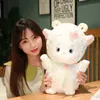 جميلة الساق الطويلة الضفدع الحضن لطيف ابتسامة الضفدع Plushie وسادة ملأ من ألعاب الحيوانات الناعمة لأطفال Ldren عيد ميلاد هدية عيد الميلاد J220729