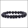 Perlen 10 Teil/satz Großhandel Modeschmuck Türkis Howlith Matte Perlen Armband 8 Mm Für Männer Frauen Handgemachte Drop Lieferung Bh Dhgarden Dhgmh