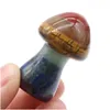 Luźne kamienie szlachetne 35 mm naturalne ręczne krawędzi gemony i kamienie obsidain do grzybów dekoracje domowe upuszczenie biżuterii DH8KG