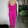 Kobiety Jumpsuits Rompers Women Summer Streetwear Spaghetti Strap Beach Casual Sleveless V Neck Kobieta 221123