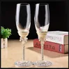 Verres à vin design cadeau créatif art artisanat verres de mariage champagne vin rouge mariée marié cristal émail tasse fête décor grillage gobelet 221124