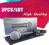 3PCS High Quality BETA58 Vocal Handheld Dynamic Wired Microphone Beta58 Supercardioid Microfone Beta 58 A Mic