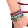 Charm Bracelets Ethnic Style Bracelet 4 Mens And Womens Rope National Tribal Retro Adjustable Drop Delivery Jewelry Bracelets Dhog0