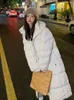 Womens Down Parkas Vielleicht Solid Color Long Straight Winter Coat Casual Women Clothes Hooded Stylish Jacket Female Outerwear 221124