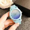 Full Brand Wrist Watches Men Women Ladies Unisex Crocodile Style Quartz Casual Silicone Band Clock LA15