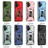 Slide camera cover military shockproof mobile phone case for Samsung A13-5G A21S S21 FE folding stand car magnetic cover Armor non -slip Bracket Protective lens Pure