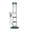 Hookah tillverkare dubbel honungskaka glas bong disk percolator vatten bongs 4mm tjock liten dabb rigg