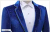 Mens Ternos Blazers Royal Blue Velvet Smoking Terno Masculino Casamento Noivo Vestido Calças Um Botão Lapela Jantar Traje Traje Hombre 221123