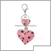Party Favor Party Favor Event Supplies Festive Home Garden Hjärtform Key Ring Colorf American Flag KeyC DHH4W Drop Delivery Dhhep