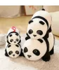 1Pc 1225Cm Sit And Lie Panda Plush Toys Soft High Quality Cartoon Animal Kawaii Bear Pendant cuddle Baby Sleepy Doll J220729