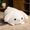 Högkvalitativ 4555 cm söt kanin plysch leksak kanin fylld plysch baby leksak docka baby medföljande sömn leksakgåvor för ldren j220729