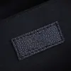 Bumbag Ziarnista skórzana torba na talię Damska czarna ze złotymi literami sprzętowymi Klatka piersiowa Designer Torebki bagsmall68
