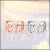 Band Rings Hollow Chain Rings Band Finger Women Open Justerbar Rose Gold Knuckle Street Style Personlig modesmycken Drop Del DH51O