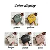Evening Bags Large Capacity Totes For Women 2022 Fashion Designer Handbags Pure Color Square Satchels Lady Casual Shoulder Messenger Bag