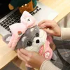 1pc 30cmかわいい恥ずかしい犬犬コスプレドレスアップぬいぐるみおもちゃ詰めぬいぐるみかわいい動物ドールドールソフトクッション女の子の誕生日ギフトj220729