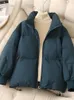 Femmes Down Parkas JMPRS Lâche Coréen Femmes Mode Hiver Chaud Épais Zipper Puffer Veste Casual Coton Rembourré Femme Manteaux 221124