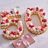 0-8 Number Cake Mold Cakes Decorating Tools for DIY Wedding Birthday Baking Pastry Mould 4/6/8/10/12/14/16inch