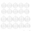 Party Decoration Party Decoration Ornaments Christmas Cleartreeglass Fillable Hanging Ornament Terrarium Flower Xmastransparent Box Dhxde