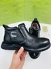 2023 Man Hot Sell Boots Classic Gandu Combine Merge Mens Snow Kort m￤n H￥ll varma st￶vlar med kortdammv￤ska Tag Winter Designer Ankel Booties Storlek 39-45 -M216