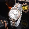 Mode pleine marque montres-bracelets hommes mâle Sport décontracté Style avec Logo de luxe en acier massif bande métallique horloge à Quartz RO 212