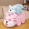 Neue Jahr Plüsch Tiger Spielzeug 2642 cm Super Weiche Tiere Tiger Puppen Hause Sofa Bett Kissen Für ldren Geburtstag Weihnachten geschenke J220729