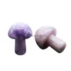 L￶sa ￤delstenar 20mm svampformad ￤delstenstaty figur snidade kristallsten svampar hantverk f￶r att l￤ka chakra reiki ncing h dh3nj