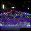 Dekoracje świąteczne Dekoracje świąteczne Wróżki Światła LED Netto Outdoor Ogród Dekoracja ogrodu Garland Świąteczne oświetlenie String Navidad y dhula