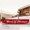 Décorations De Noël Décorations De Noël Joyeux Bannière Pour La Maison En Plein Air Magasin Drapeau Pling 2022 Année Navidad Natal Bannerchristmas D Dhhir