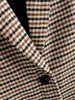 Two Piece Dres Plaid Autumn 2 Set Blazer High Waist Skirt Office Lady Jacket Suits Sold Separately Women s Costumes 221124