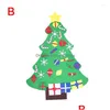 Decorações de Natal Decorações de Natal 1 conjunto Diy Tree Ornamentos da porta da porta pendurado crianças presentes para 2022 anos de decoração de natal d dhml1