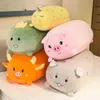 1pc 306090cm Super Soft Animals Cushion Kawaii fylld dinosauri Pig Dolls Lång koslig kudde födelsedag Xmas flickvän gåva J220729