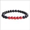 Kralen verkopen ambers lava steen natuurlijke kralen armband chakra sieraden vrouwen mannen cadeau yoga stretch drop levering armbanden dhgarden dhcws