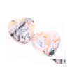Stone 40mm Natural Crazy Stone Polfo Pol￭cia Cura Cristal Centro O amor Preocupa￧￣o pedras de Reiki Ncing Crystals e Drop Delivery Jewel Dharn