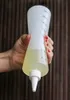 Strumenti per gelato 16oz Bottiglie di plastica da spremere Squirt con tappo bianco a prova di perdite Ideale per condimenti all'olio Condimento Vernice Colla Artigianato con imbuto 221124