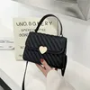 Portable Small Square Bag Female 2021 Summer Texture Western Rhombus Chain Shoulder Mssenger Bags