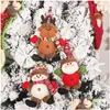 Décorations De Noël Décorations De Noël Mignon Père Noël Forme Décor Suspendu Creative Exquis En Peluche Vacances Pour La Maison Decoratio Dhote