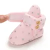 First Walkers Baby schattige schoenen Winter voor meisjes Little Star Walk Boots For Boys Toddlers Comfort Soft Borns Warm Booties Walker 221124