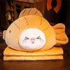 3 En 1 Oreillers En Peluche Mignon Brasem Main Réchauffeur Couverture Chat Chien Cochon Tigre Motif En Peluche Pop Câlins Jouets pour Enfants Cadeaux J220729