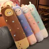 7090130cm Kawaii Bear Pig Penguin Rabbit Plush Toys Soft Animal speelgoed gevuld met lang kussen voor babymeisjes Verjaardagsgeschenken J220729