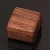 Sieraden zakjes houten ring organisator kast case ringen houder cadeau voor voorstel ceremonie