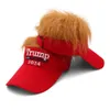 New Donald Trump 2024 Cap USA Baseball Caps Wig Snapback 회장 모자 3D 자수 도매의 상단