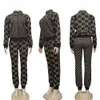2024 Designer TrackSuits Kobiety Stroje marki Drukuj Drugi zestawy spodni z kurtką zamka kury joggingowy Lady Sweatsuit Streetwear Fall Zime Ubrania 9046-5