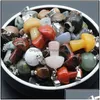 Party Favor Party Favor Crystal Stone Mini Grzyb wisiorek Naturalny czakra DIY Naszyjnik